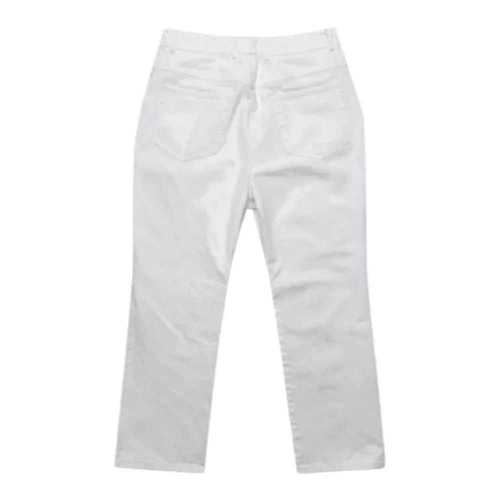 St. John Sport Vintage 2006 White Mid Rise Straight Leg Pant Women Size 6 30x27